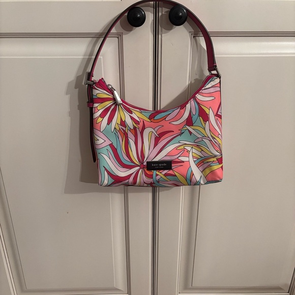 Kate Spade Sam Icon Anemone Floral Shoulder Bag - Picture 2 of 7